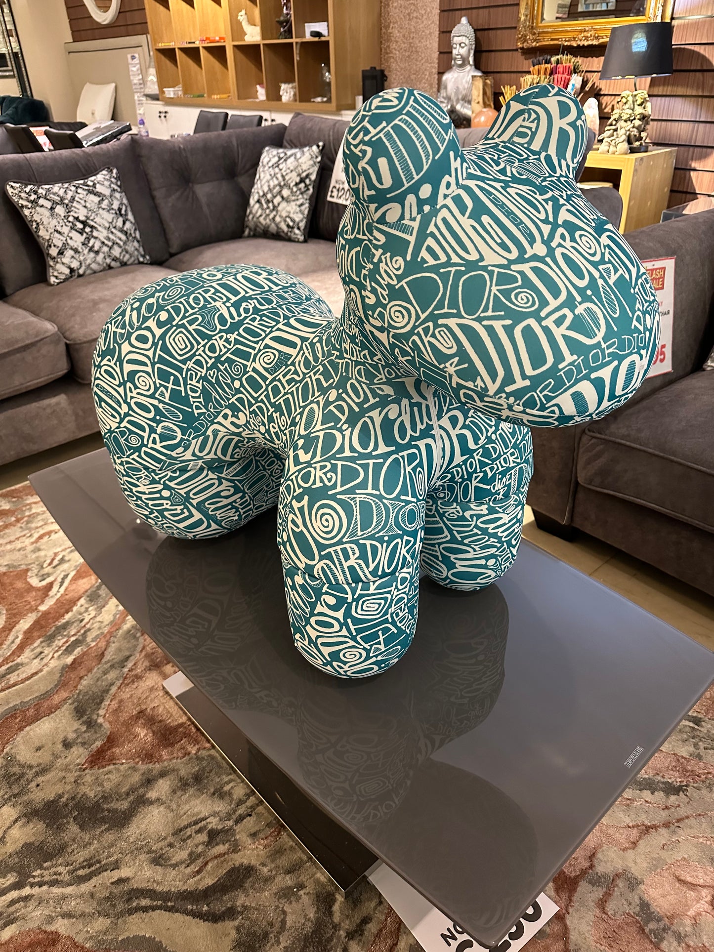 Designer Sit on Dog - Green