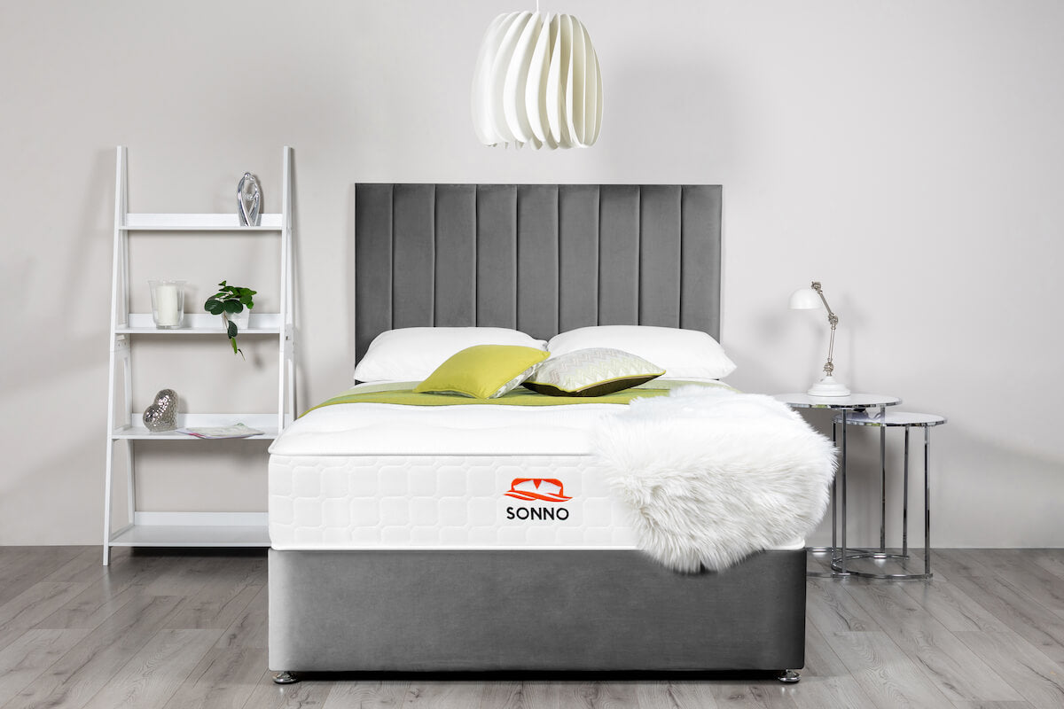 Double Steel plush divan set
