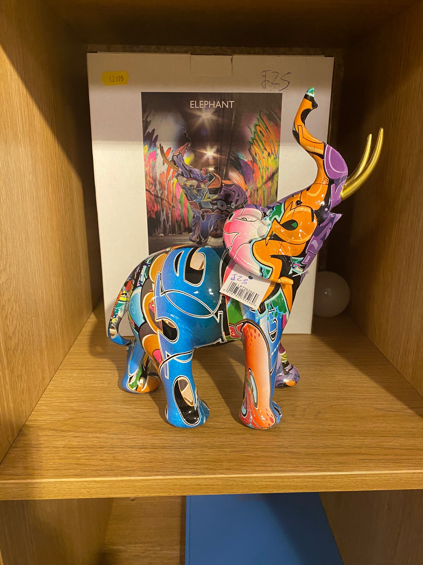 Multi Colour Elephant Ornament