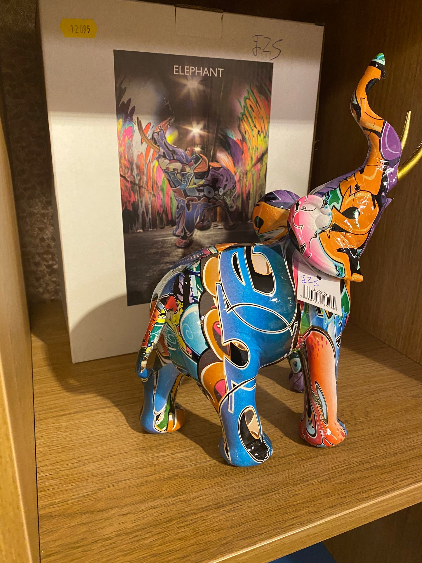 Multi Colour Elephant Ornament