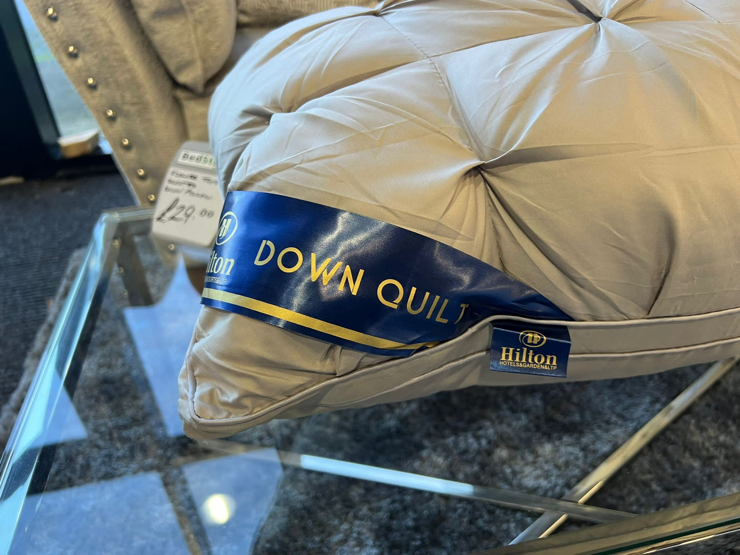 Hilton Goose Down Feather Pillow (pack of 1)