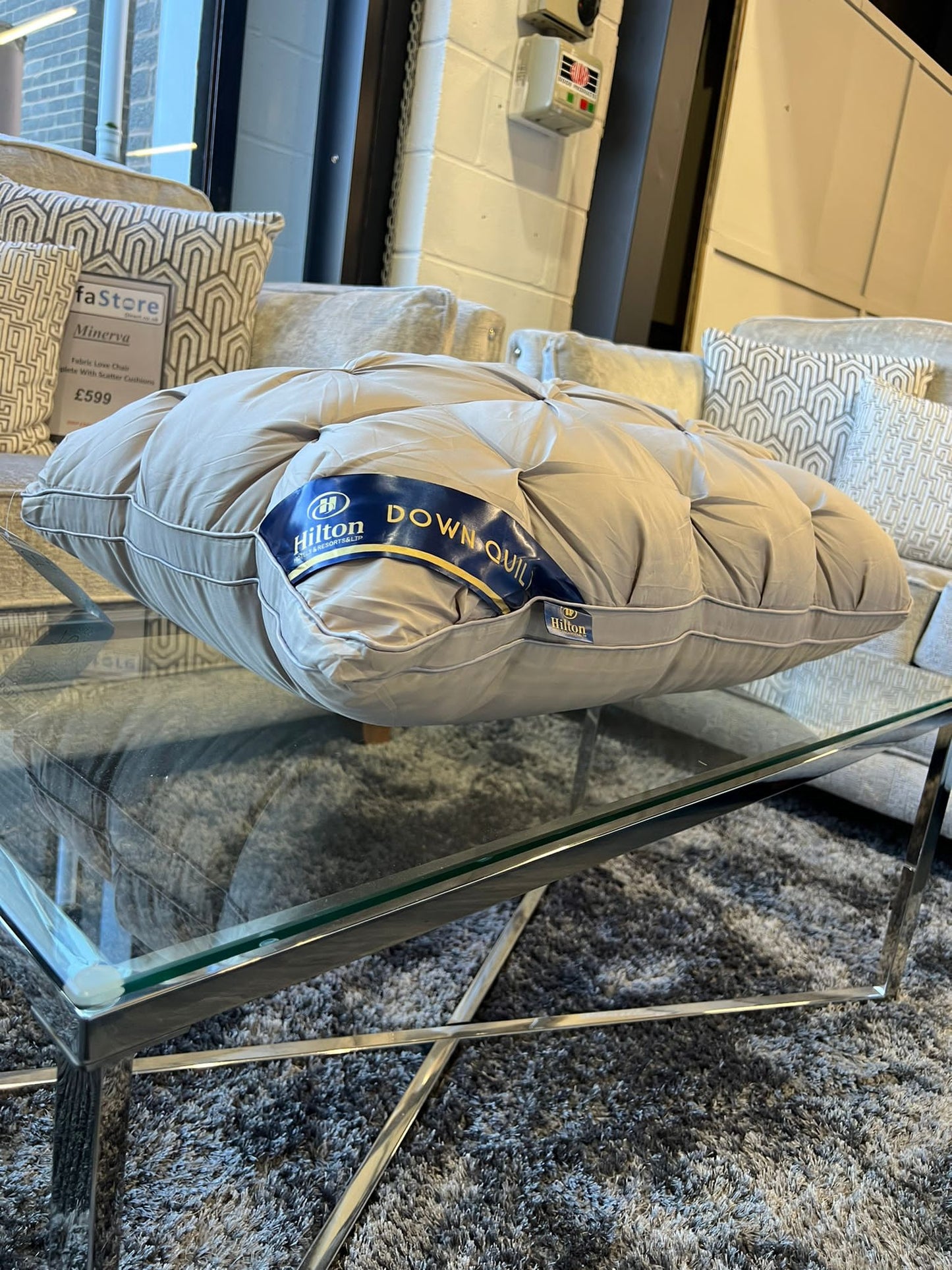 Hilton Goose Down Feather Pillow (pack of 1)