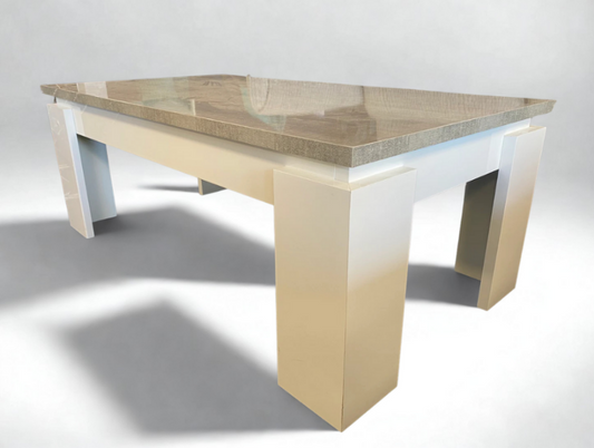 Italian Coffee Table – White & Grey Gloss