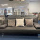 Contemporary Faux Leather Click-Clack Sofa Bed
