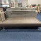 Contemporary Faux Leather Click-Clack Sofa Bed