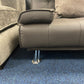 Contemporary Faux Leather Click-Clack Sofa Bed