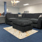 Dorchester UK-Made Corner Sofa with Footstool